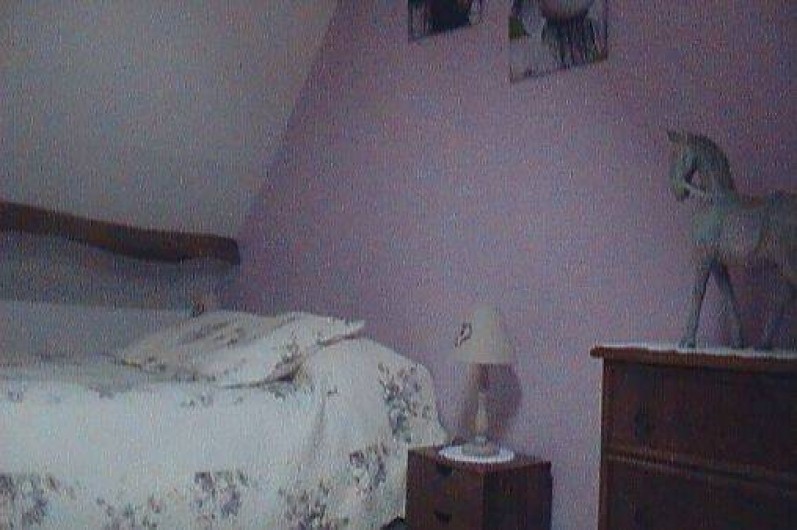 Location de vacances - Gîte à Berck - La chambre (2 personnes) à l'étage.