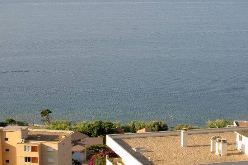 Location de vacances - Appartement à Ajaccio - vue terrasse
