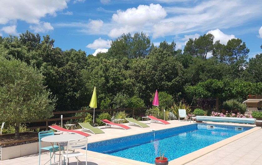 Location de vacances - Chambre d'hôtes à Lorgues - La piscine