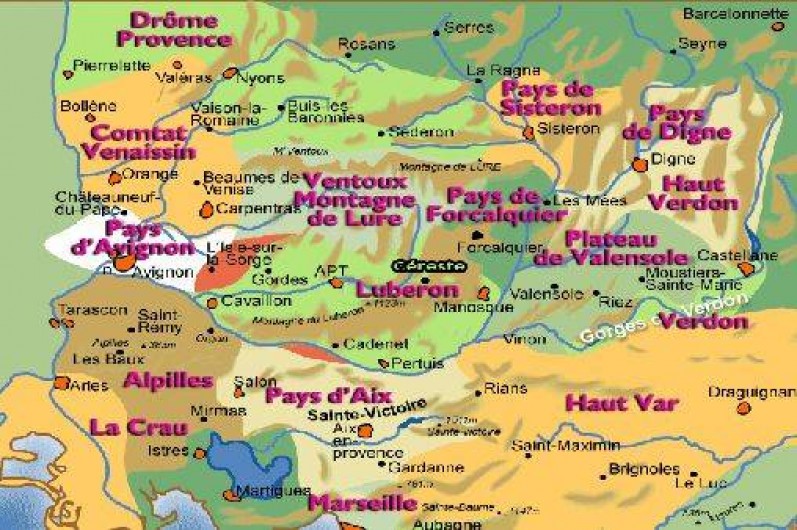 Location de vacances - Maison - Villa à Céreste