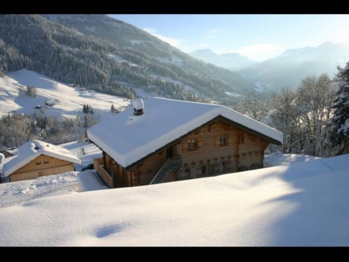 Location de vacances - Appartement à Hauteluce - Arrière du chalet, côté location