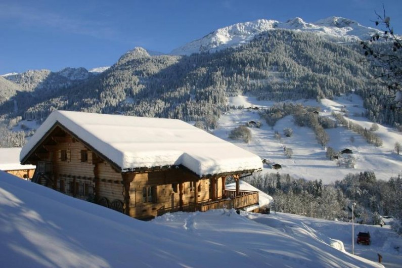 Location de vacances - Appartement à Hauteluce - Arrière du chalet, côté location