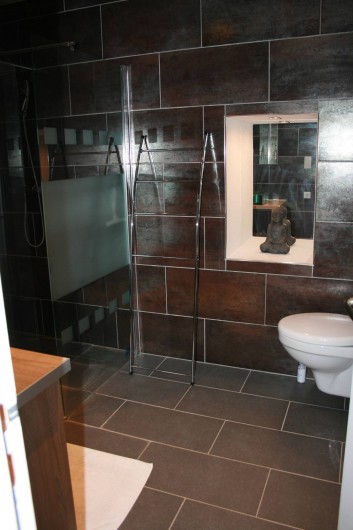 Location de vacances - Mas à Lagorce - sdb rez de chaussée