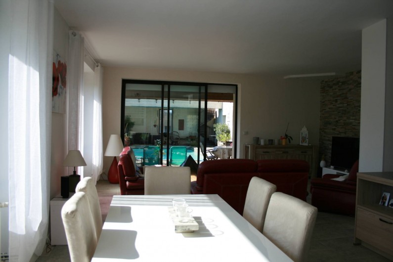 Location de vacances - Mas à Lagorce - pièce à vivre