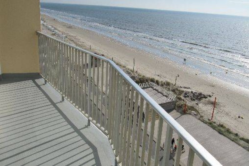 Location de vacances - Appartement à Neufchâtel-Hardelot - Balcon vue mer