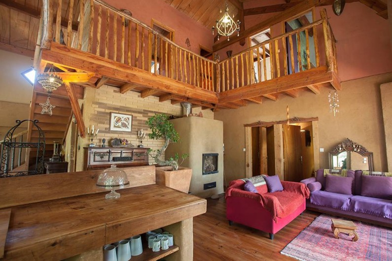 Location de vacances - Villa à Monestier - La pièce à vivre