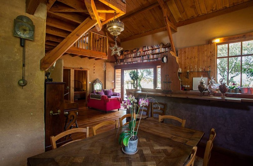 Location de vacances - Villa à Monestier - Notre salle à manger ouverte