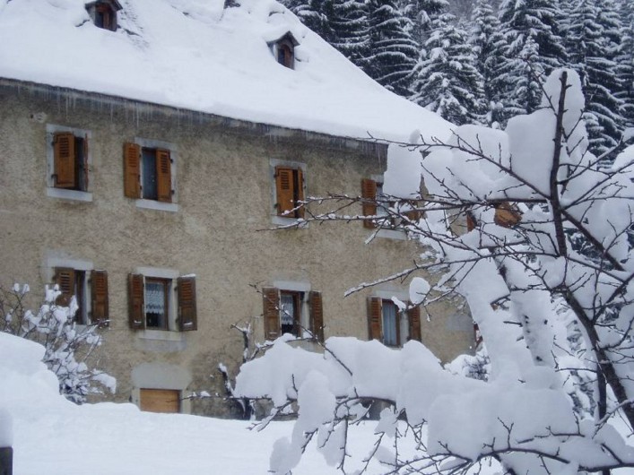 Location de vacances - Appartement à Morzine - le château en hiver
