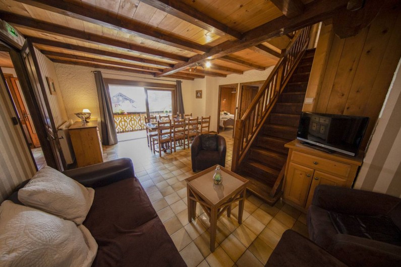 Location de vacances - Appartement à Morzine - Coin salon ABRICOTINE