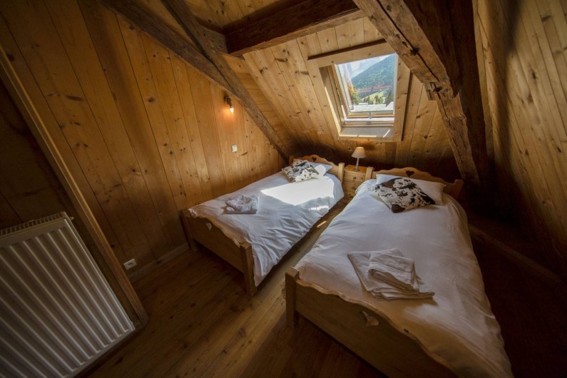 Location de vacances - Appartement à Morzine - 4ème chambre Abricotine 2 lits 1 personne
