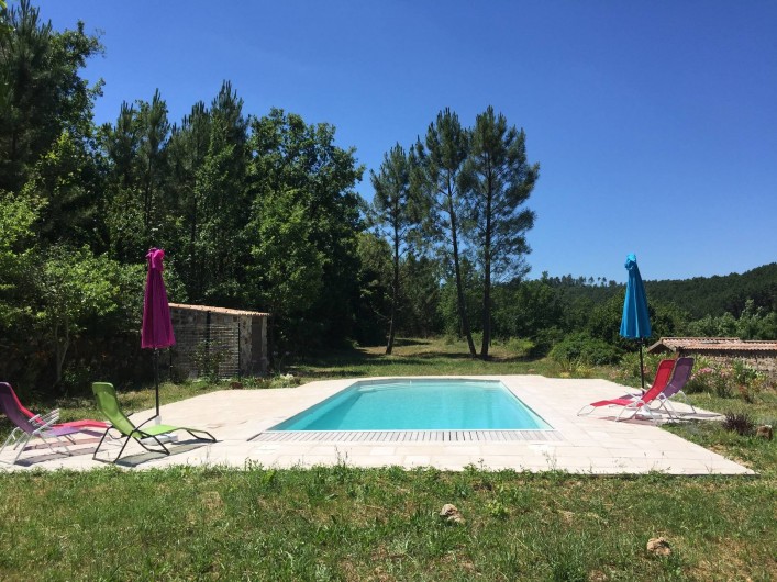 Location de vacances - Maison - Villa à Vinezac - Piscine