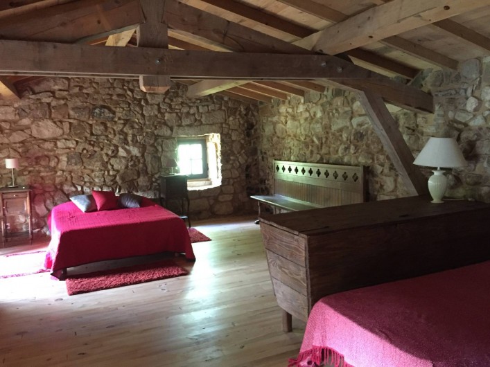Location de vacances - Maison - Villa à Vinezac - Chambre du Laurier