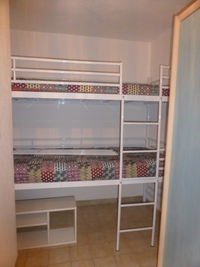 Location de vacances - Appartement à Sète - lits superposés