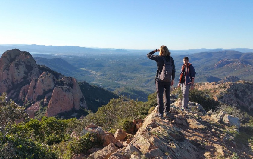Location de vacances - Appartement à Saint-Aygulf - Belles randonnées dans l'Esterel