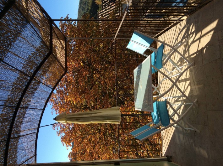 Location de vacances - Chalet à Saint-Martin-de-Brômes - la terrasse