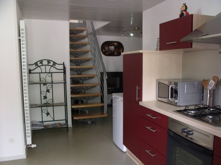 Location de vacances - Gîte à Ferdrupt - Salon cuisine gîte de 2 à 6 pers