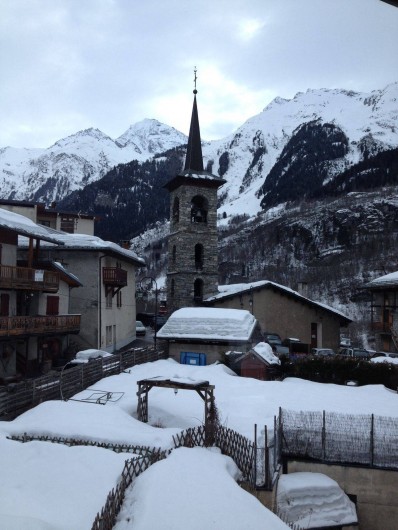 Location de vacances - Appartement à Sainte-Foy-Tarentaise - Le village de Ste-Foy en hiver