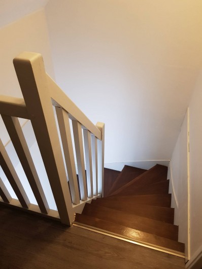 Location de vacances - Appartement à Blonville-sur-Mer - Cage d'escalier de notre duplex