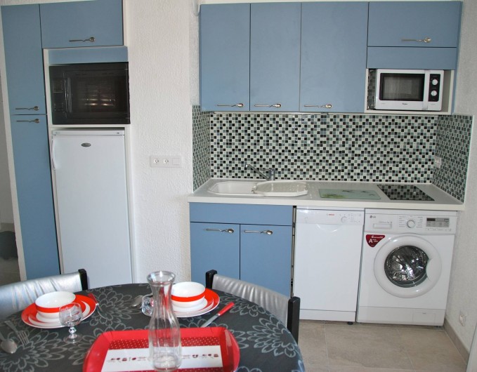 Location de vacances - Appartement à Saint-Aygulf - CUISINE OUVERTE NEUVE