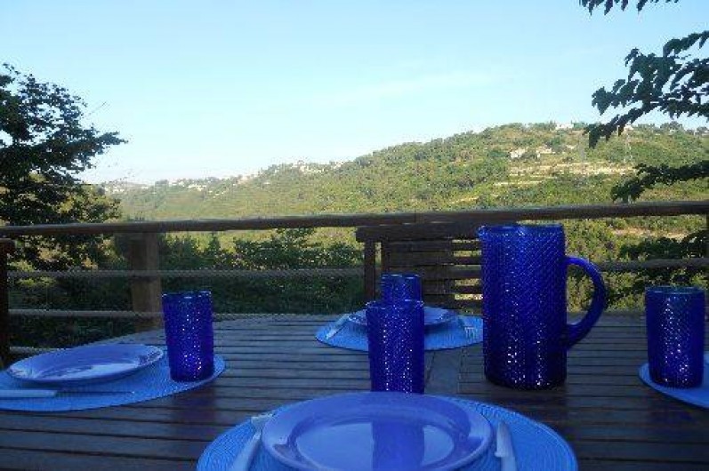 Location de vacances - Maison - Villa à Nice - Diner au plus grand calme