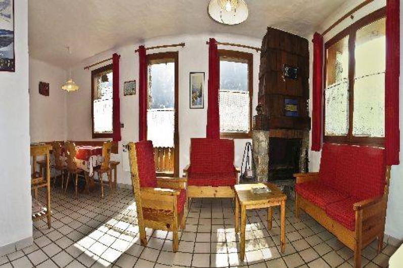 Location de vacances - Chalet à Champagny-en-Vanoise - Séjour exposition sud 