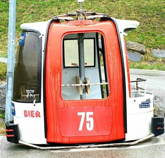 Location de vacances - Appartement à Valmeinier 1800 - cabine de ski  Vintage