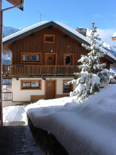 Location de vacances - Appartement à Méribel - Fougères - Façade Est