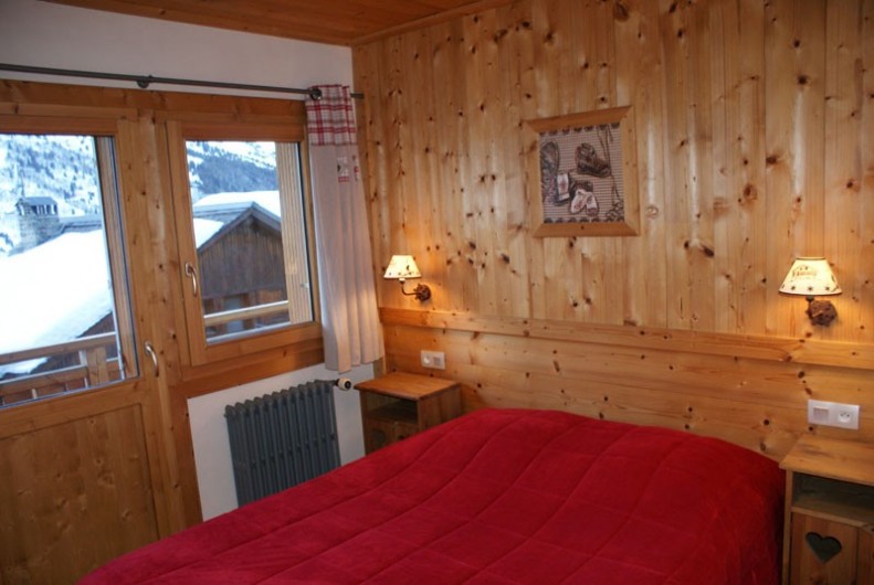 Location de vacances - Appartement à Méribel - Fougères 1 - Chambre lit double