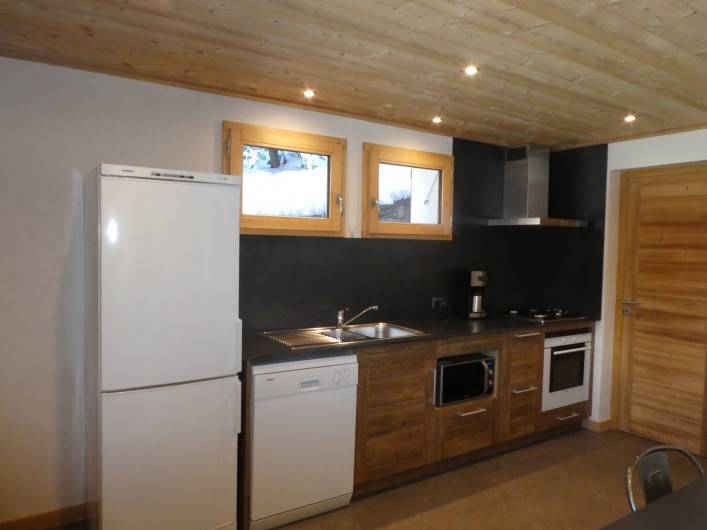 Location de vacances - Appartement à Méribel - Triolets - cuisine américaine