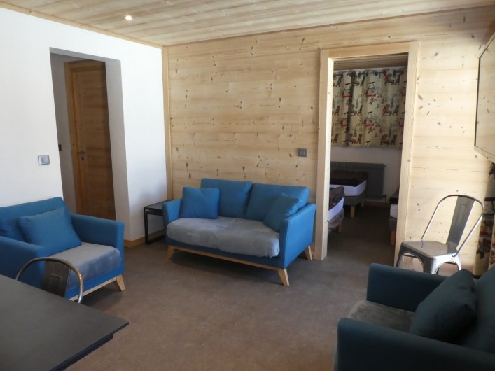 Location de vacances - Appartement à Méribel - Triolets - Séjour