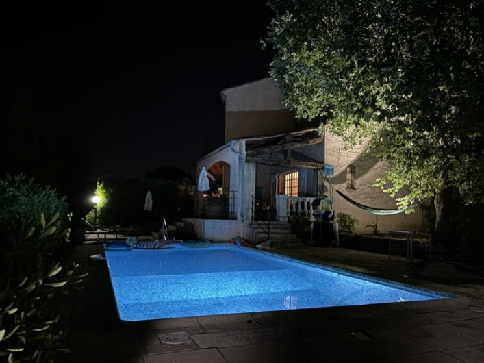 Location de vacances - Villa à Peymeinade - soleil couchant