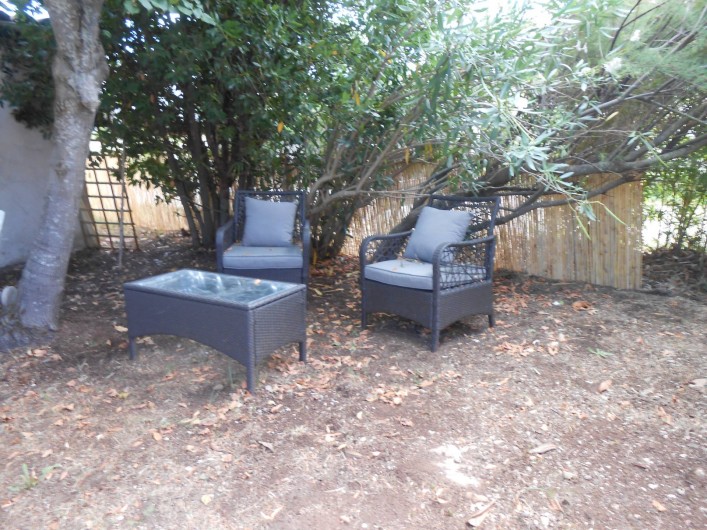 Location de vacances - Gîte à Vidauban - salon de jardin