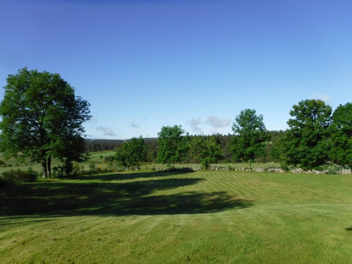Location de vacances - Chalet à Villesoule - vue de la terrasse