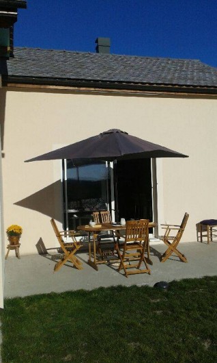 Location de vacances - Chalet à Villesoule - terrasse