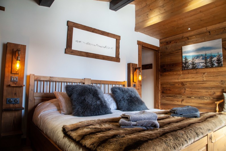 Location de vacances - Chambre d'hôtes à Les Gets - Chamossiere - Chambre deluxe avec option lit grand ou 2 lits simples