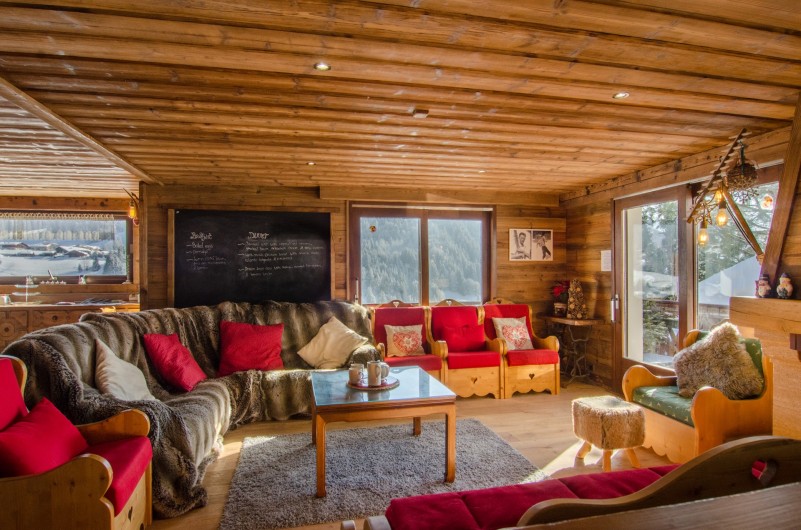 Location de vacances - Chambre d'hôtes à Les Gets - salon