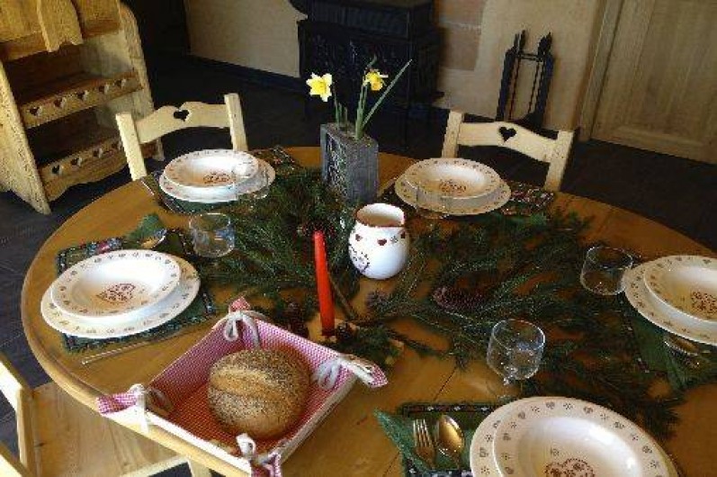 Location de vacances - Chalet à Servoz - A l'heure du repas.