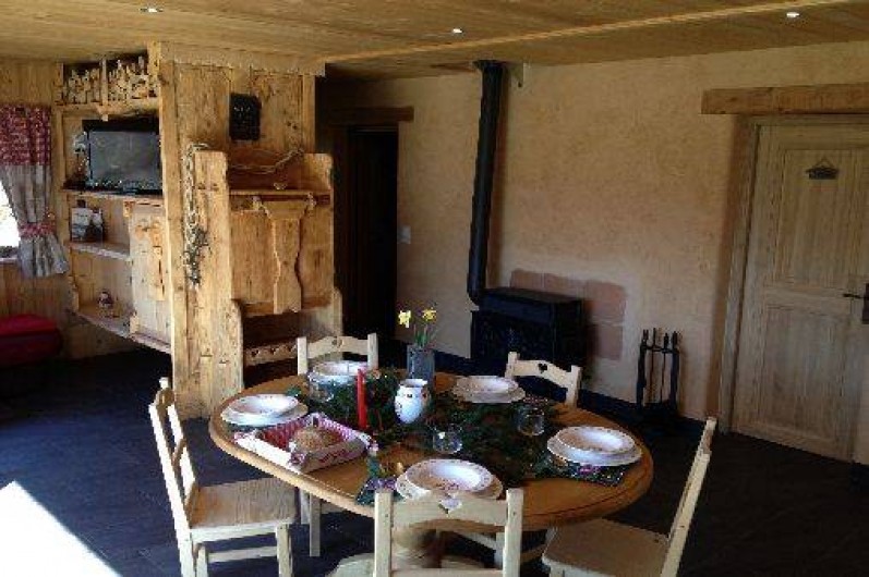 Location de vacances - Chalet à Servoz - La salle de séjour