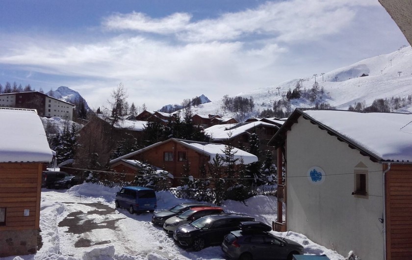 Location de vacances - Studio à Les Deux Alpes - Vue du balcon
