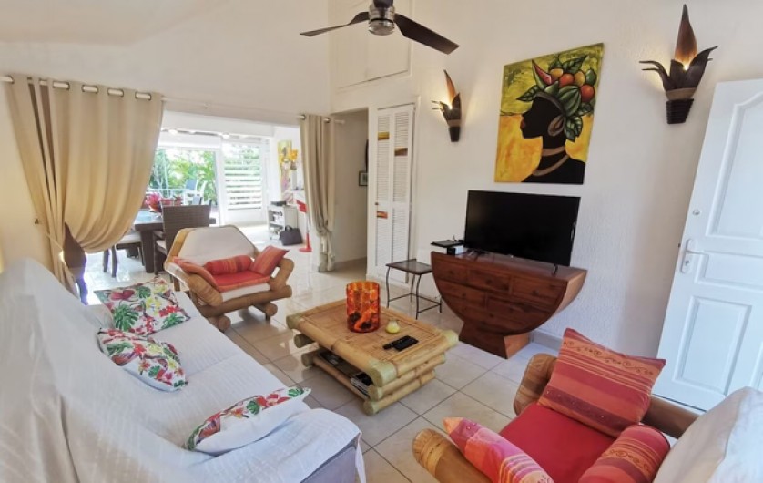 Location de vacances - Villa à Saint-François - Salon avec TV