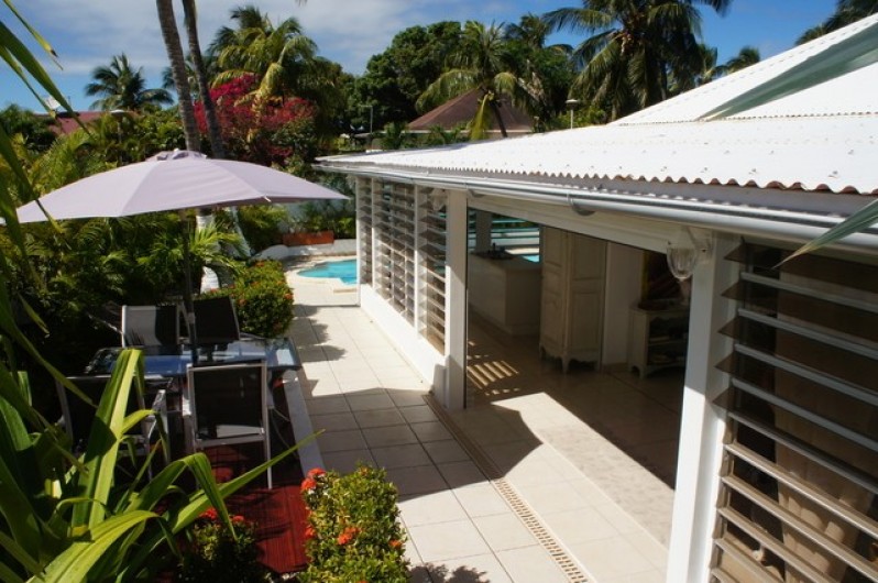 Location de vacances - Villa à Saint-François - Terrasse repas