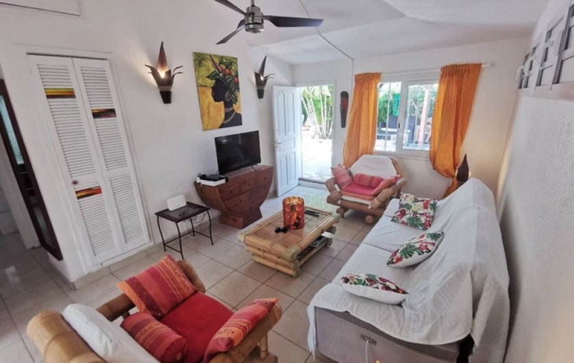 Location de vacances - Villa à Saint-François - Salon avec TV