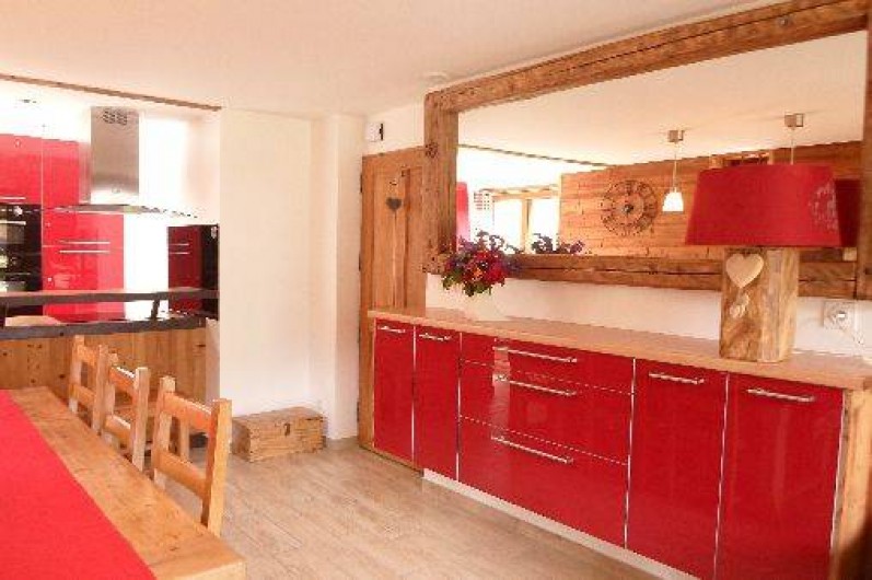 Location de vacances - Appartement à Valloire - un mobilier contemporain