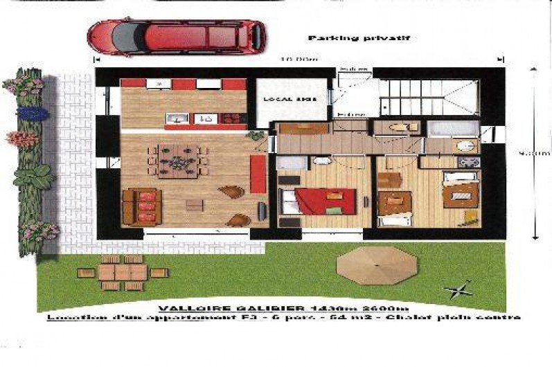 Location de vacances - Appartement à Valloire