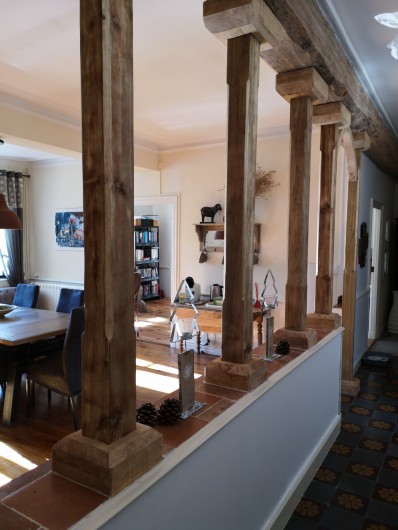 Location de vacances - Mas à Loupia - La salle à manger