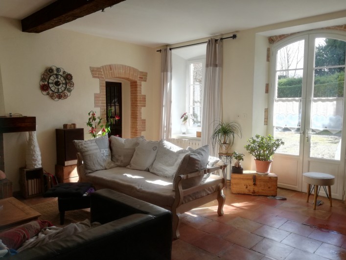 Location de vacances - Mas à Loupia - Salon