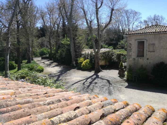 Location de vacances - Mas à Loupia - Vue Petite Bêtise 1er étage