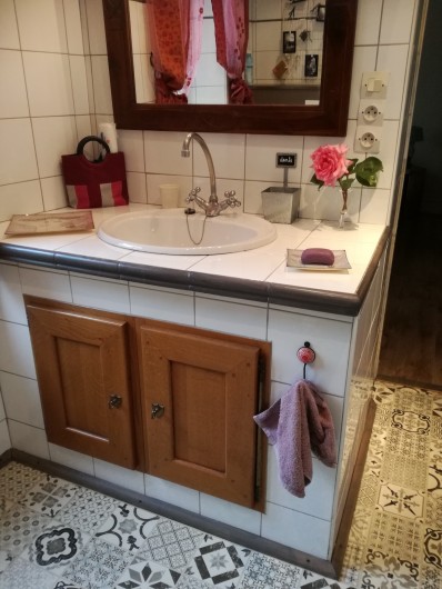 Location de vacances - Mas à Loupia - Salle d'eau Petite Bêtise