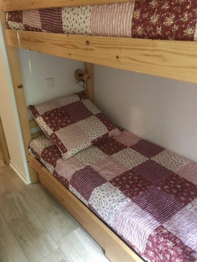 Location de vacances - Appartement à Samoëns - Lits superposés