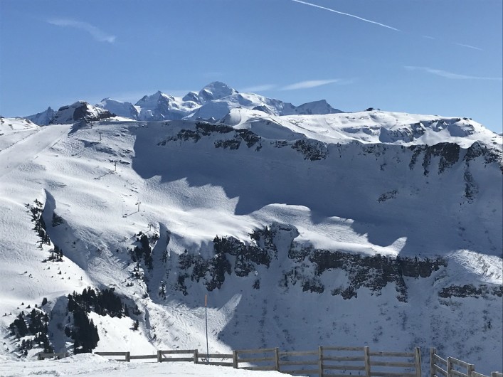Location de vacances - Appartement à Samoëns - Vue Mont Blanc
